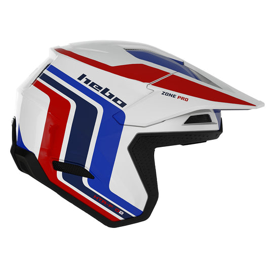 Hebo Trials Zone Pro Classic Helmet White