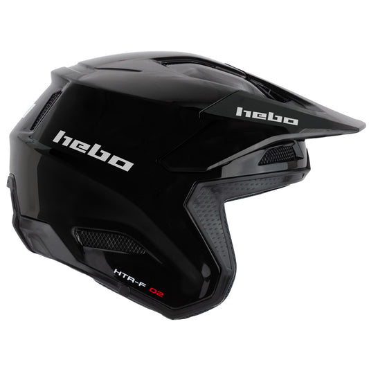 Hebo Trials Zone Pro Monocolor Helmet Black