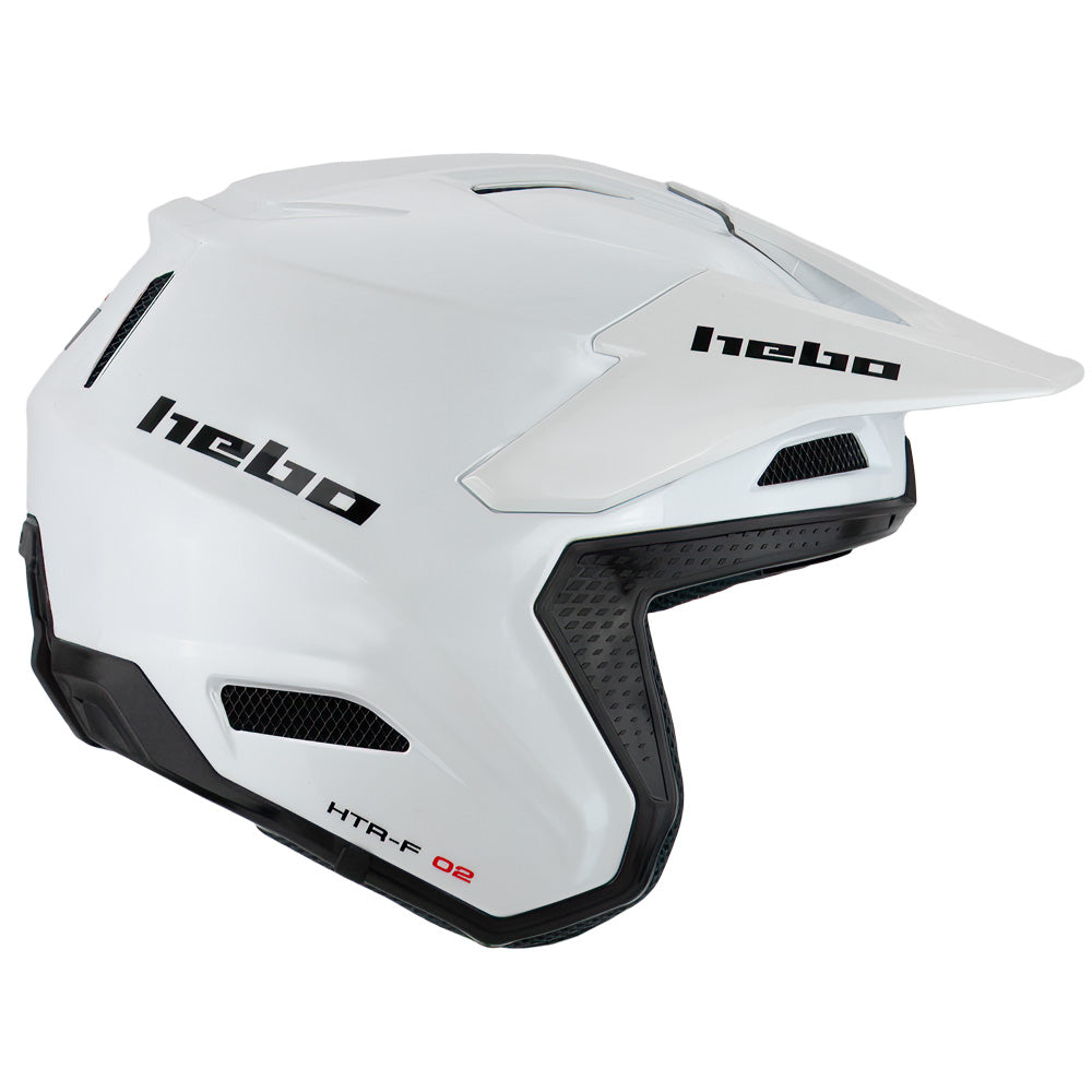 Hebo Trials Zone Pro Monocolor Helmet White