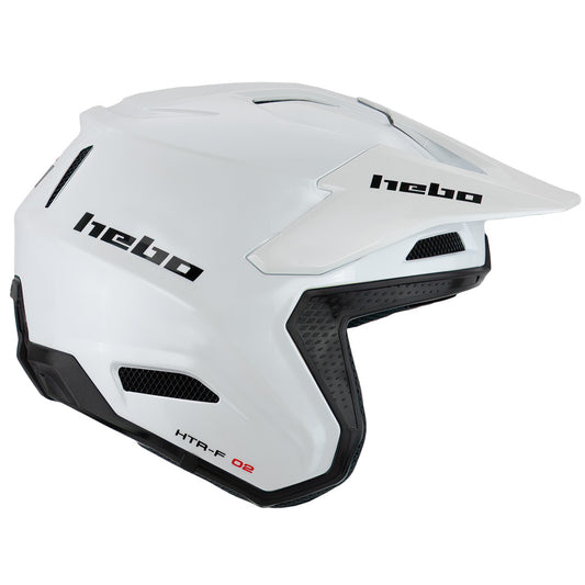 Hebo Trials Zone Pro Monocolor Helmet White