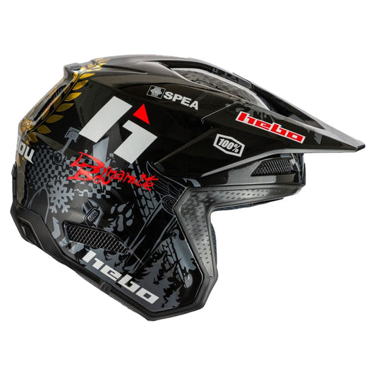 Hebo Trials Zone Pro Toni Bou 34 Helmet Black
