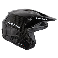 Hebo Trials Zone Race Carbon K3 Gloss Helmet Black