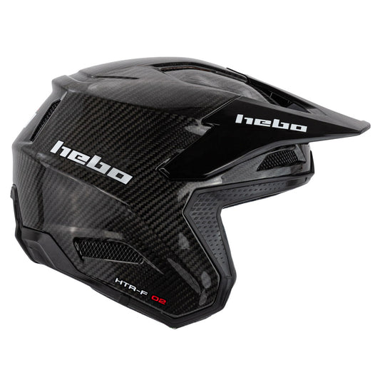 Hebo Trials Zone Race Carbon K3 Gloss Helmet Black
