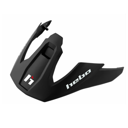 Hebo Trials Helmet Peak Zone Race Carbotech Matt Black