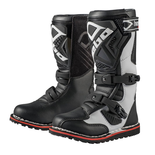 Hebo Trials Kids Tech 2.0 Micro Boots Black/White