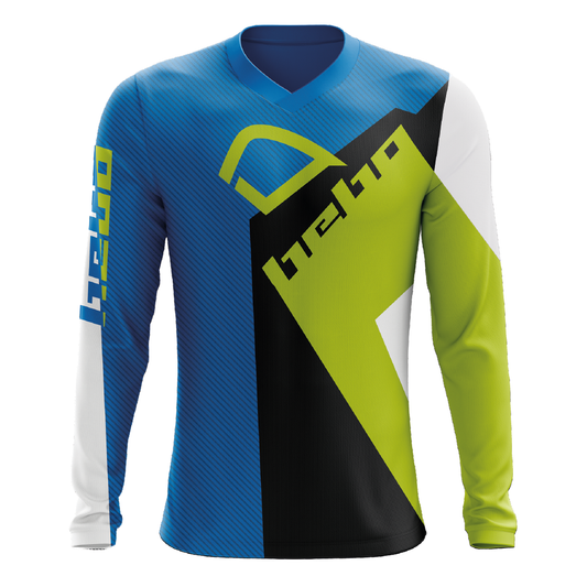Hebo Trials Pro 20 Jersey Blue/Lime