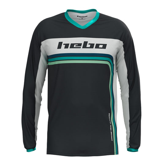 Hebo Trials Pro Retro Jersey Green