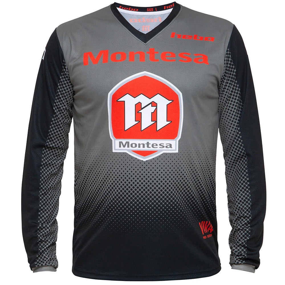 Hebo Trials Montesa Classic Jersey Grey