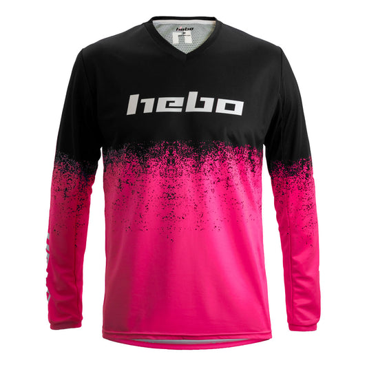 Hebo Trials Kids Pro 24 Dripped Jersey Pink