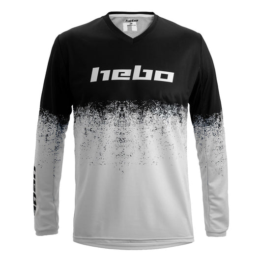 Hebo Trials Kids Pro 24 Dripped Jersey White