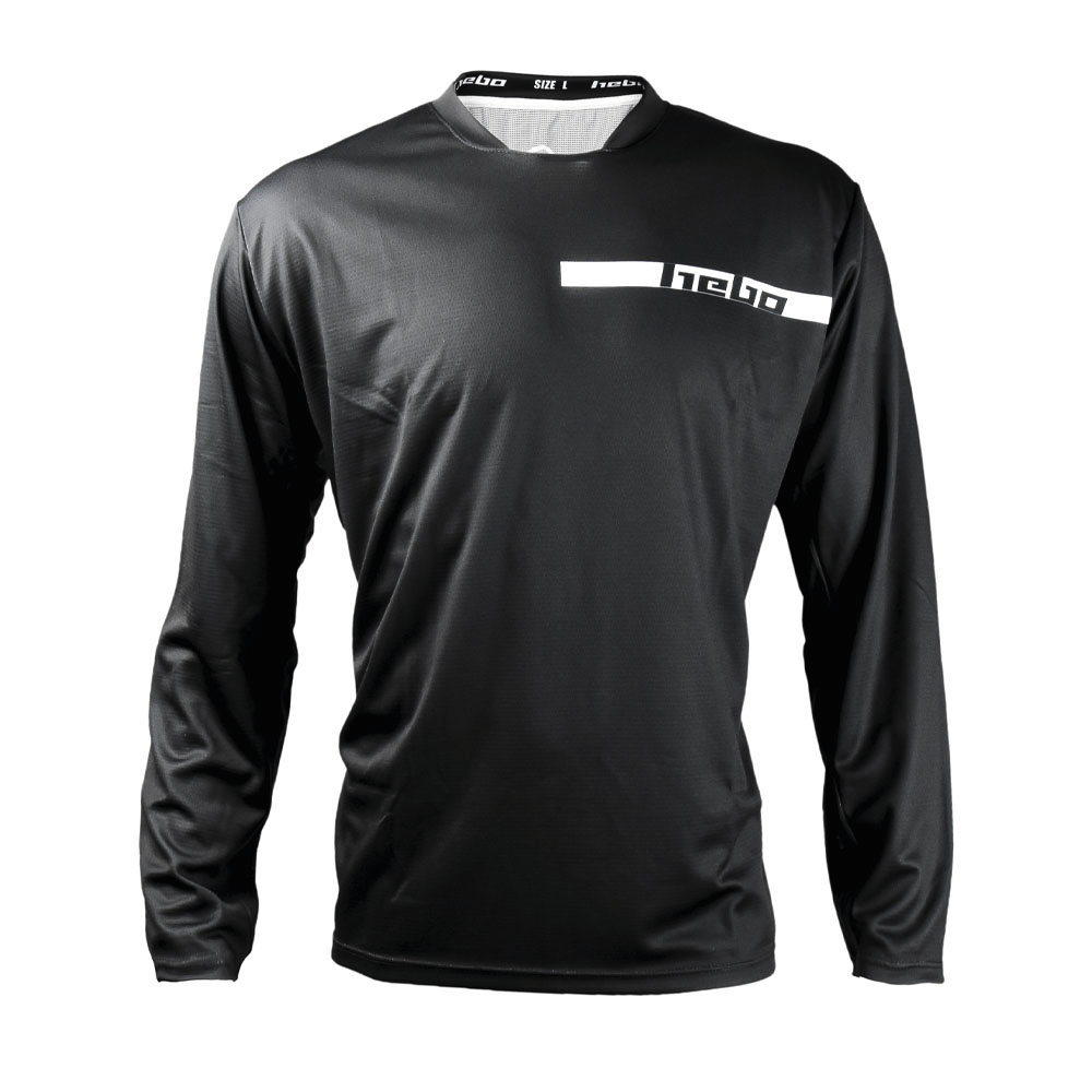 Hebo Trials Tech 22 Jersey Black