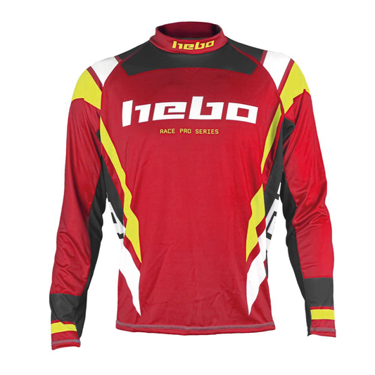 Hebo Trials Race Pro III Jersey Red/Yellow