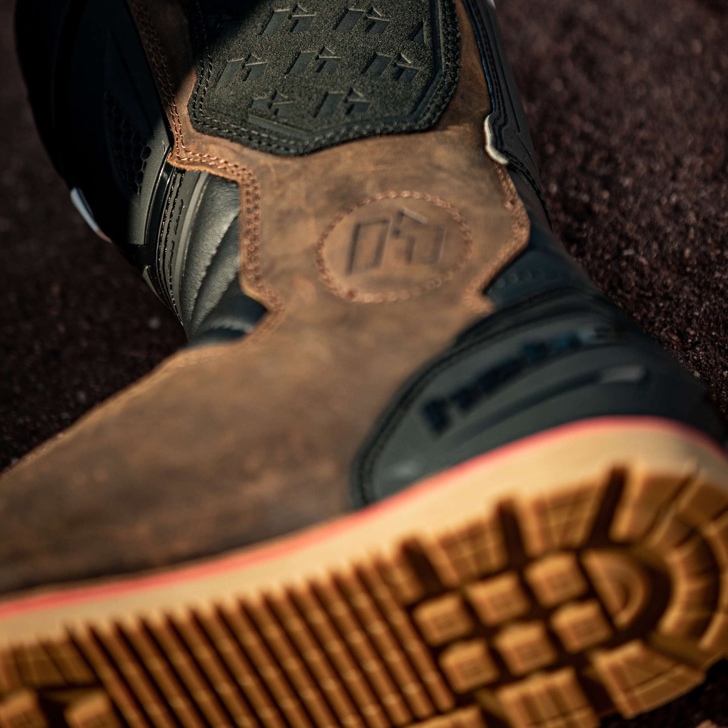 Hebo Trials Technical 3.0 Natural Leather Boots Brown