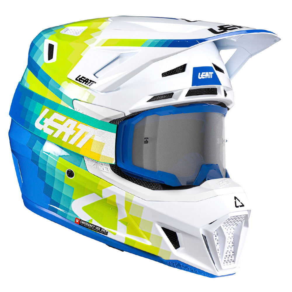 Leatt Moto 7.5 Pixel Helmet with 4.5 Goggles