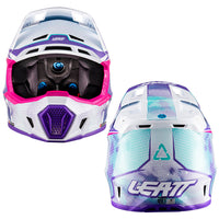 Leatt Moto 7.5 Purple Helmet with 4.5 Goggles