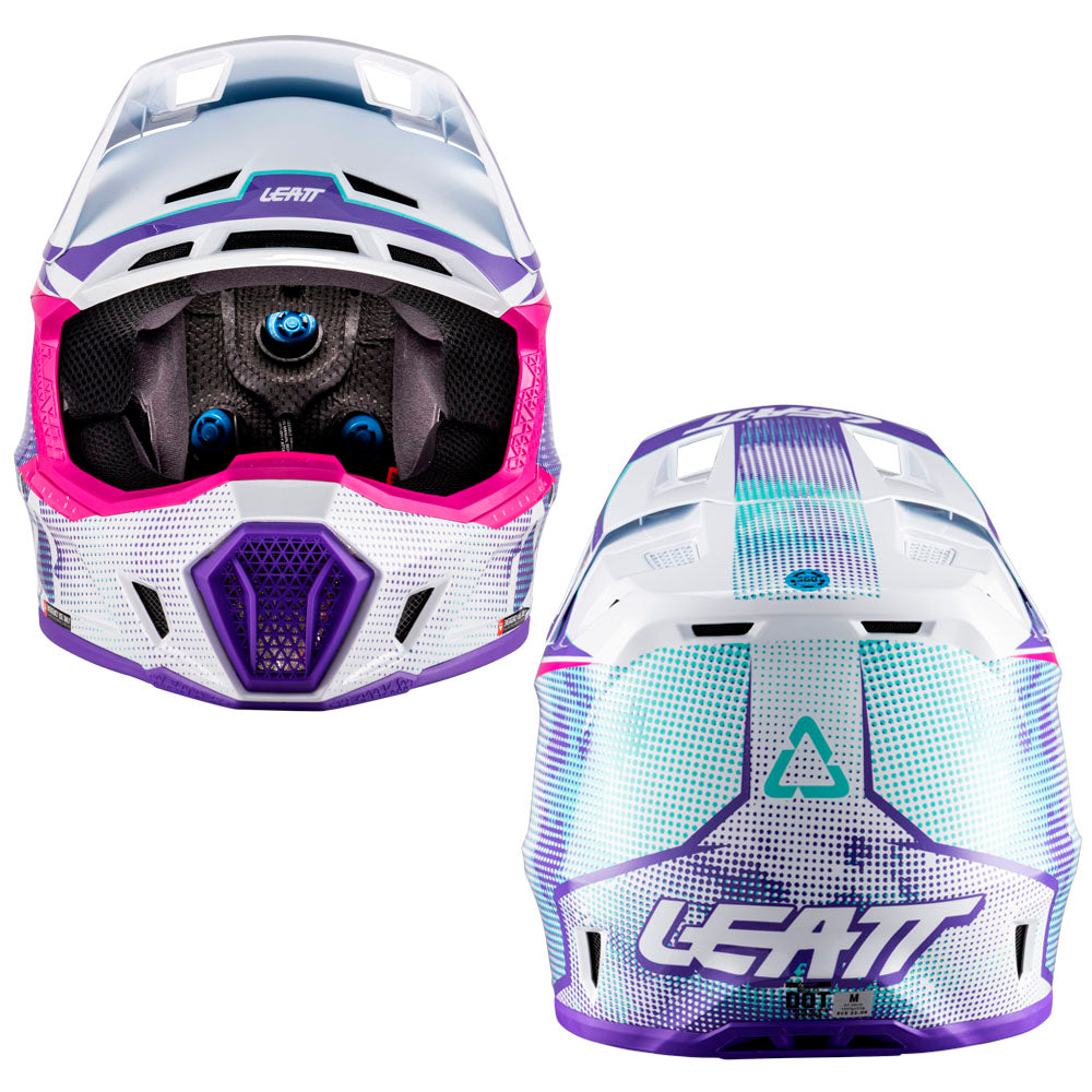 Leatt Moto 7.5 Red Helmet with 4.5 Goggles
