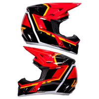 Leatt Moto 7.5 White Red Helmet with 4.5 Goggles