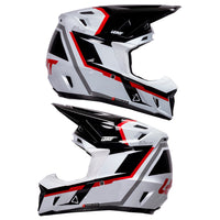 Leatt Moto 7.5 White Red Helmet with 4.5 Goggles