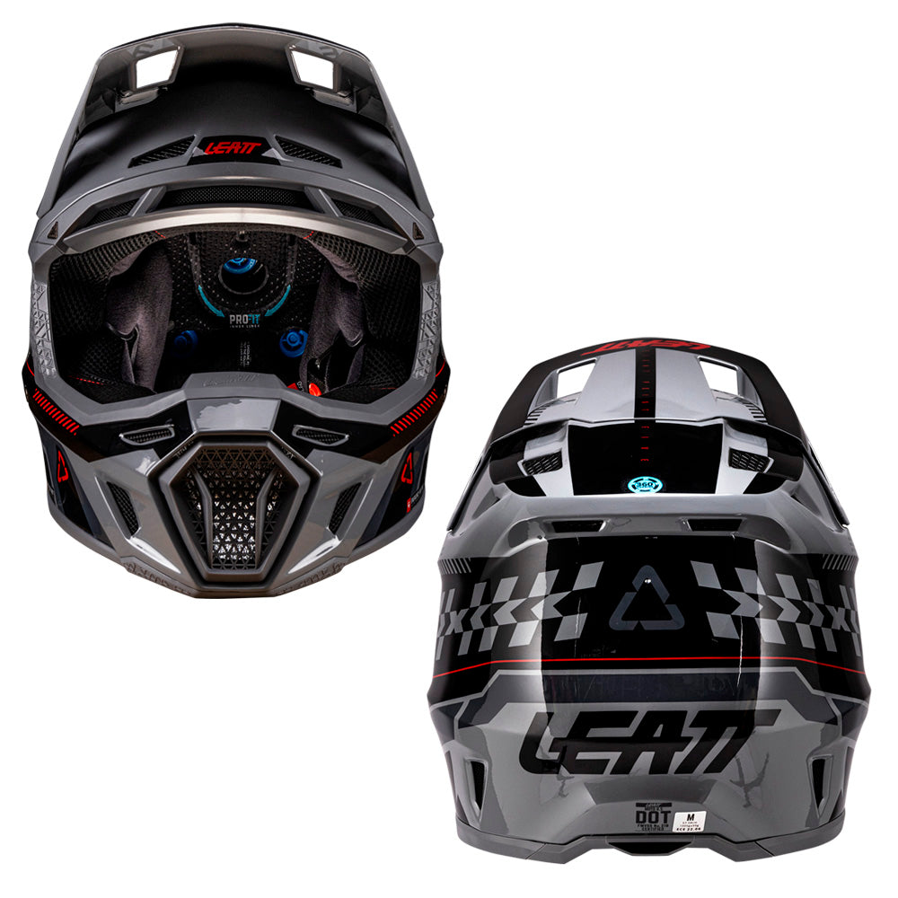 Leatt Moto 8.5 Composite Grey Helmet with 5.5 Goggles