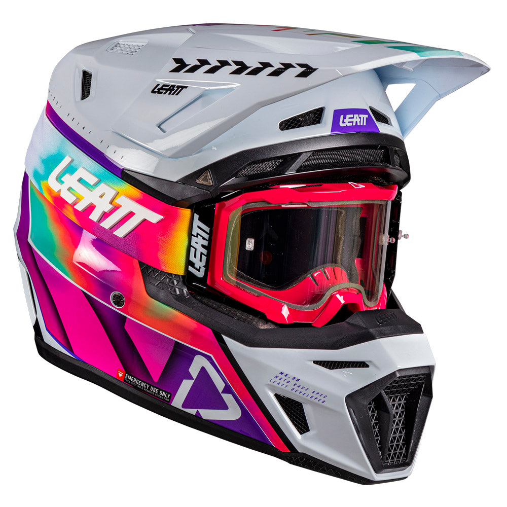 Leatt Moto 8.5 Composite Pinata Helmet with 5.5 Goggles