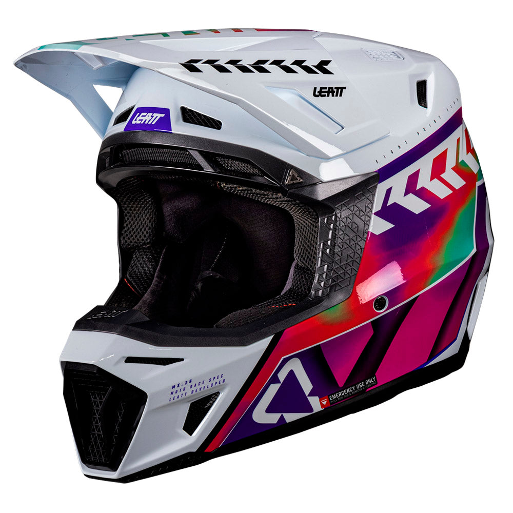 Leatt Moto 8.5 Composite Royal Helmet with 5.5 Goggles