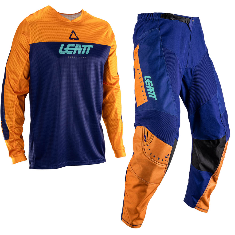 Leatt Moto 3.5 Orange Kit Combo