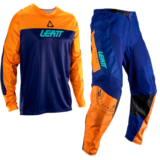 Leatt Moto 3.5 Orange Kit Combo