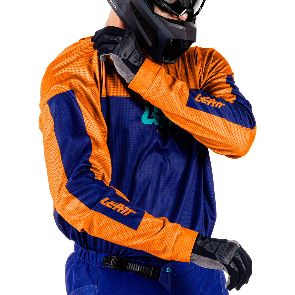 Leatt Moto 3.5 Orange Kit Combo