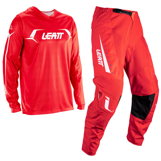 Leatt Moto 3.5 Red Kit Combo