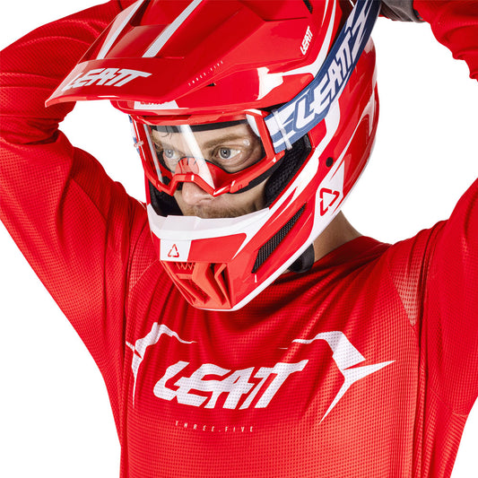 Leatt Moto 3.5 Red Kit Combo
