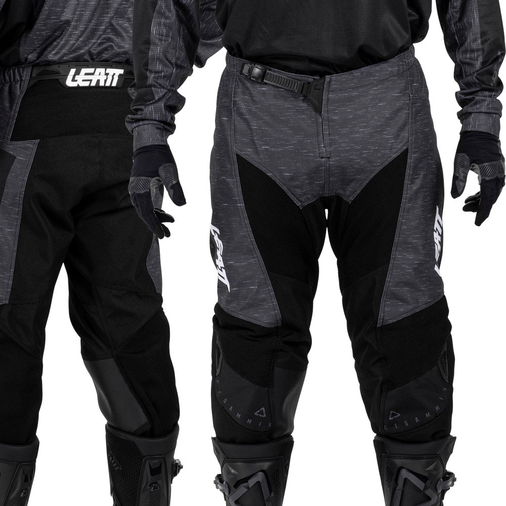 Leatt Moto 3.5 Stealth Black Grey Kit Combo