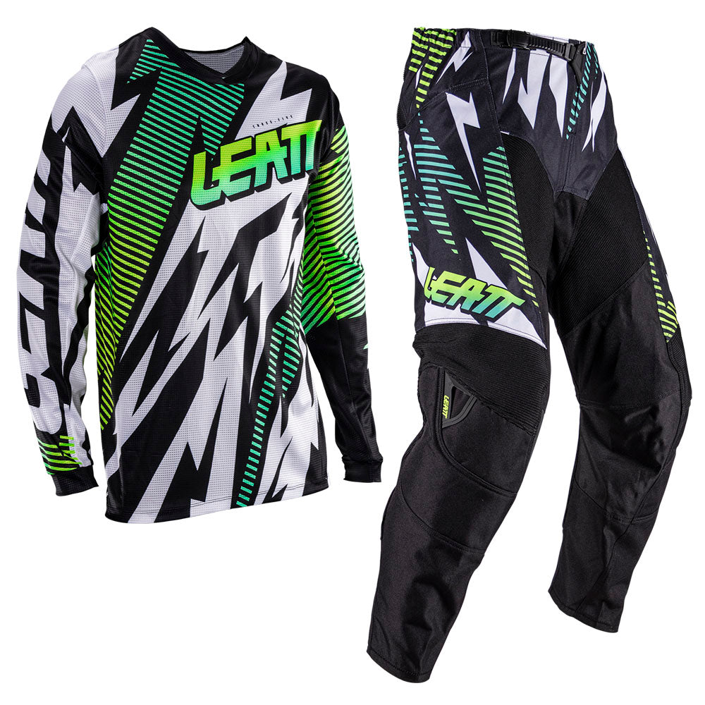 Leatt Moto 3.5 Storm Teal Kit Combo