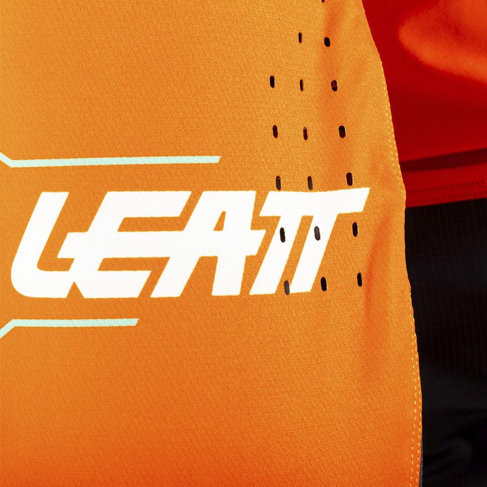 Leatt Moto 5.5 Ultraweld Orange Kit Combo