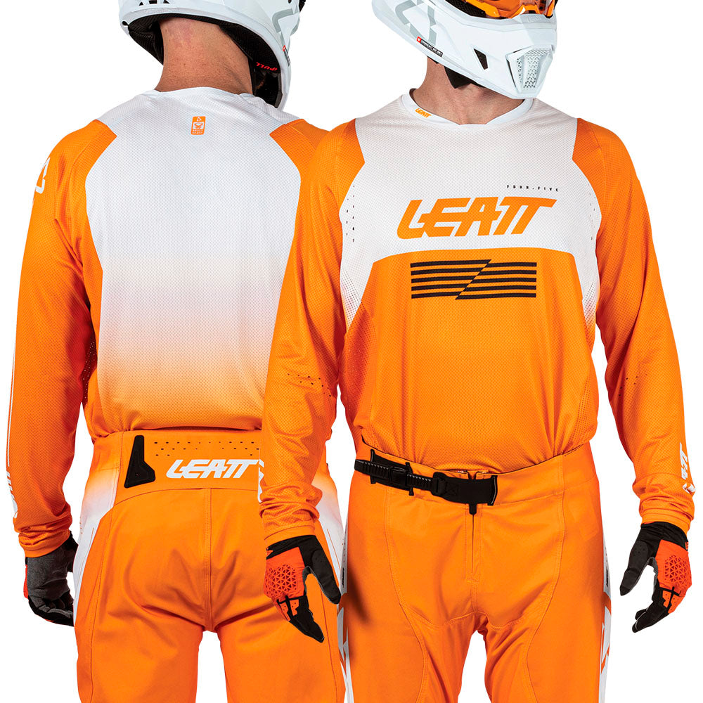 Leatt Moto 4.5 Lite Orange Shirt