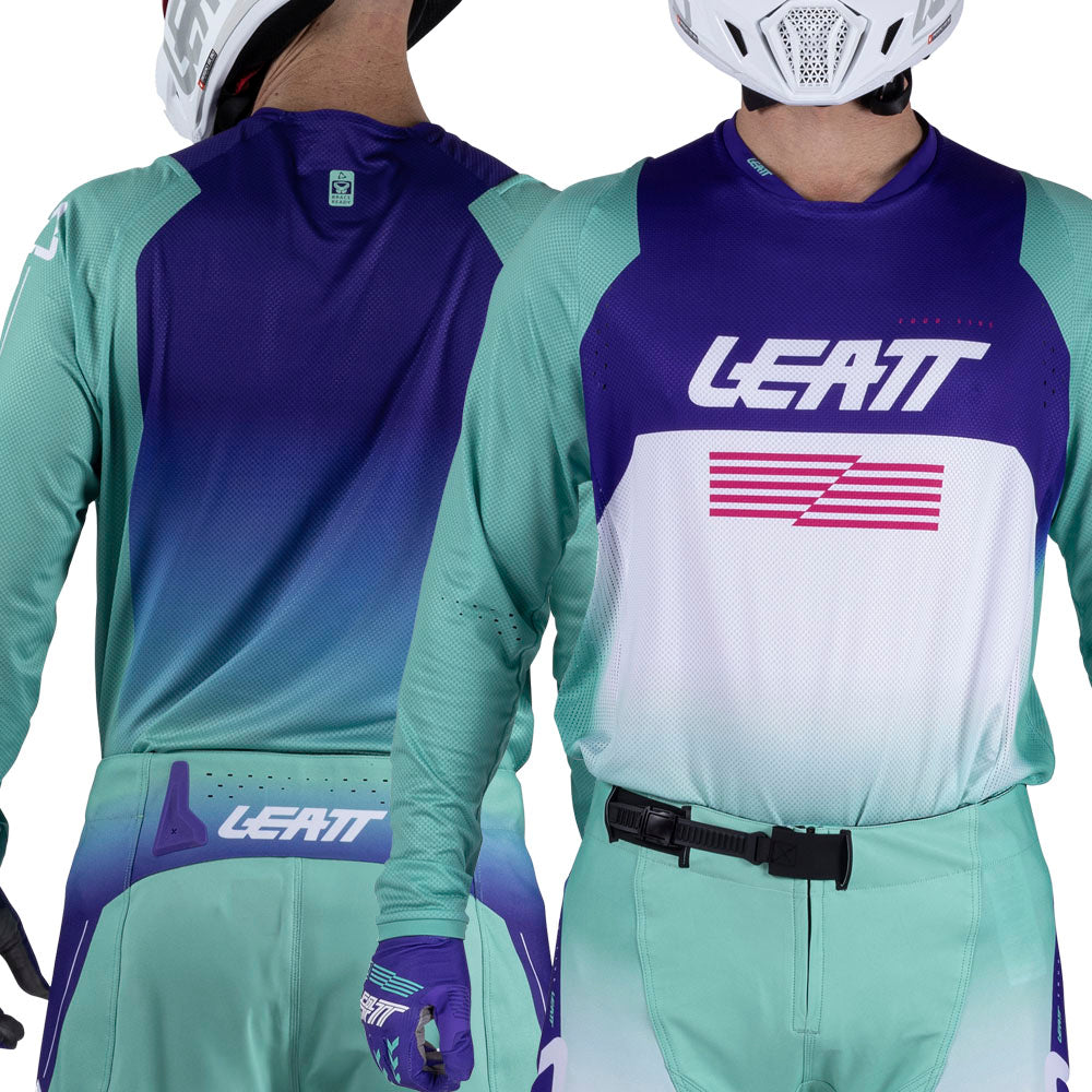 Leatt Moto 4.5 Lite Purple Kit Combo