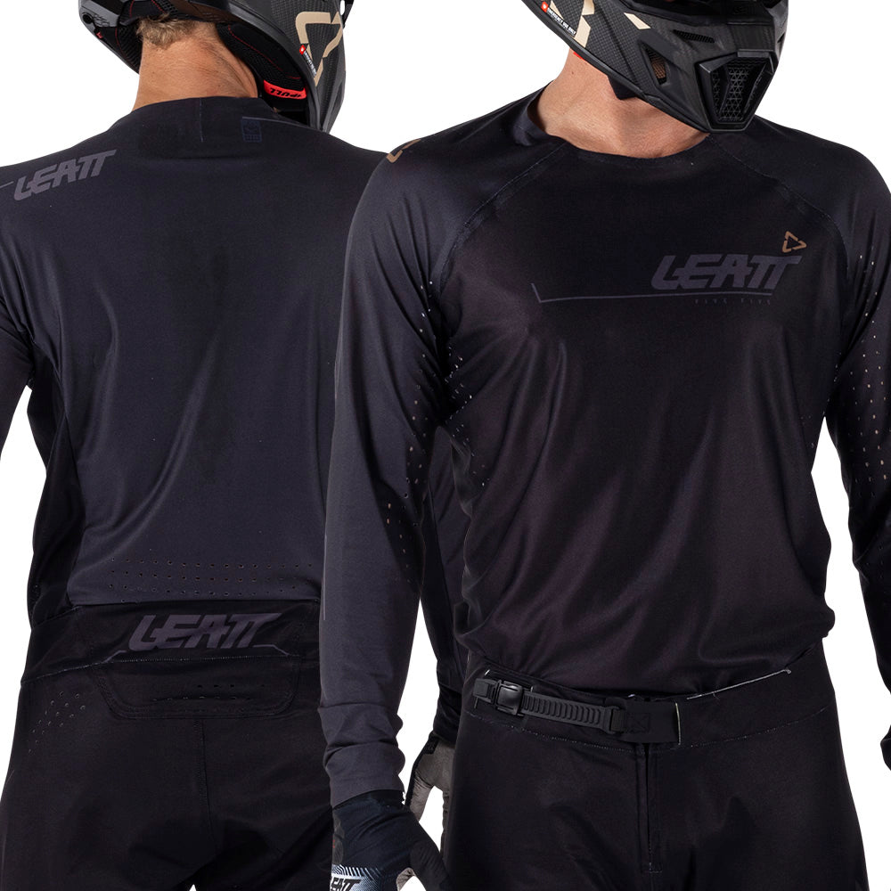Leatt Moto 5.5 Ultraweld Black Kit Combo