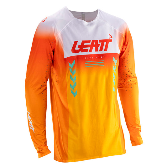 Leatt Moto 5.5 Ultraweld Orange Kit Combo