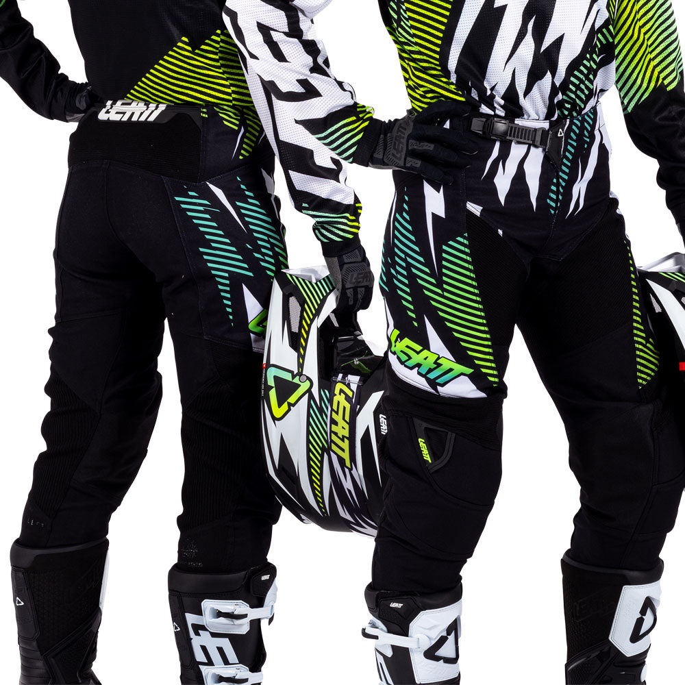 Leatt Junior Moto 3.5 Storm Teal Kit Combo