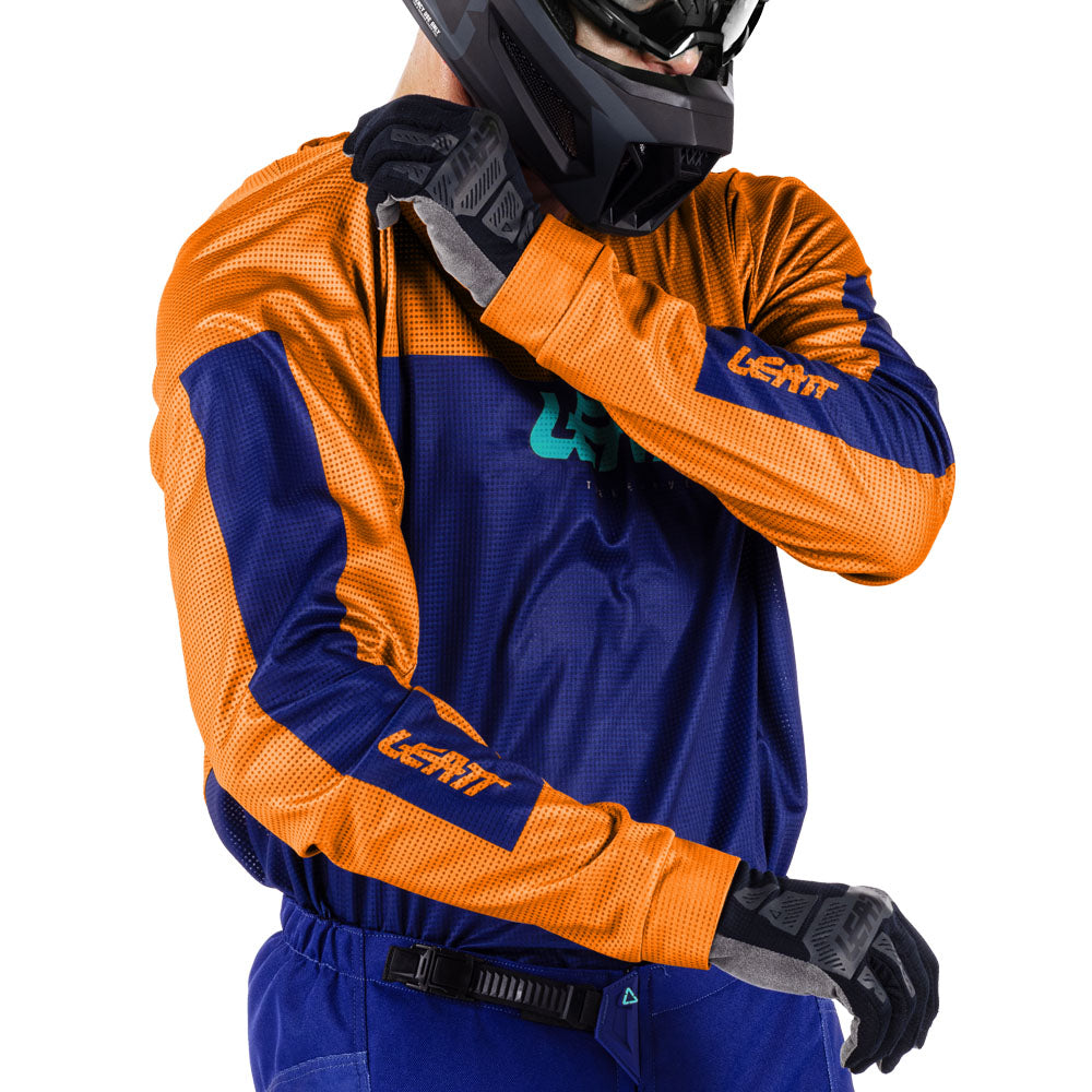 Leatt Junior Moto 3.5 Orange Kit Combo