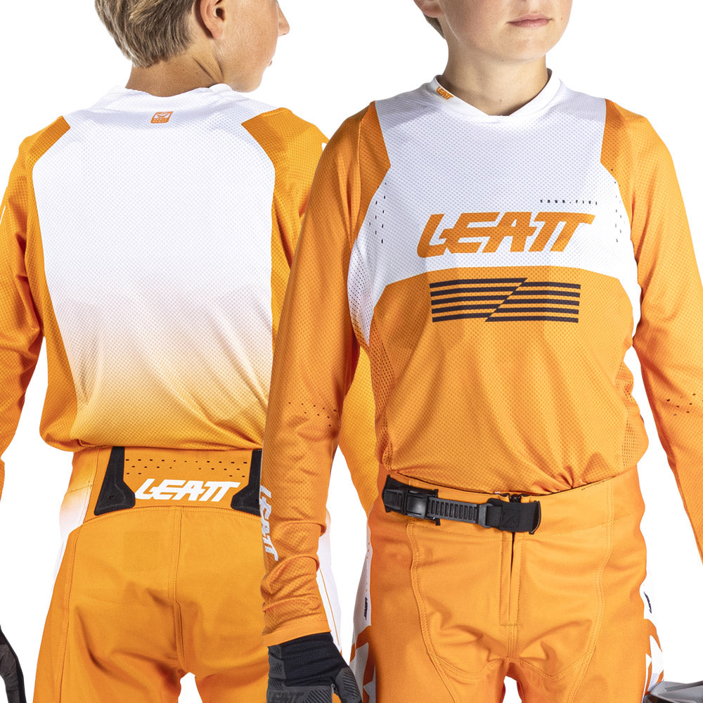 Leatt Junior Moto 4.5 Orange Kit Combo