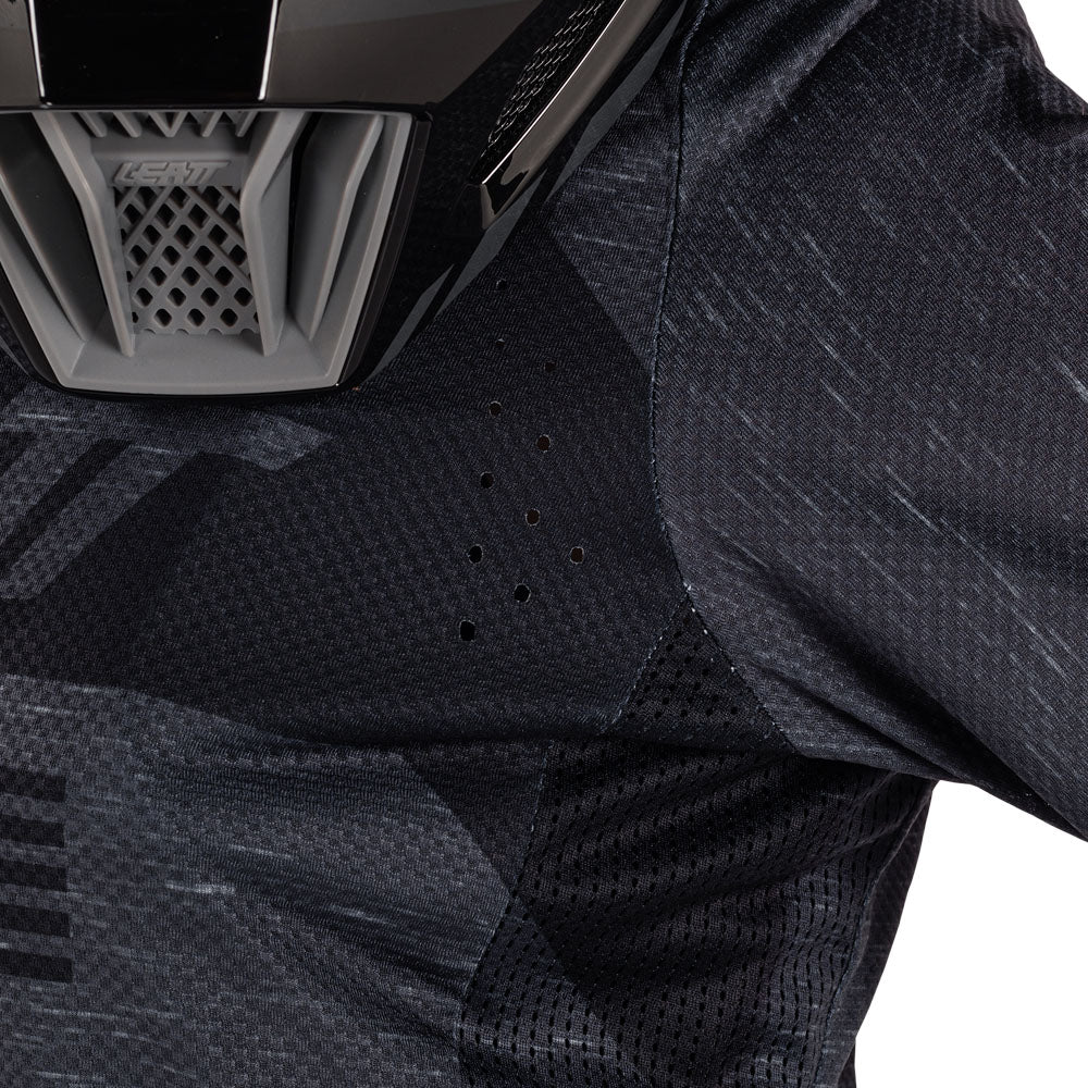 Leatt Junior Moto 4.5 Stealth Black Grey Shirt
