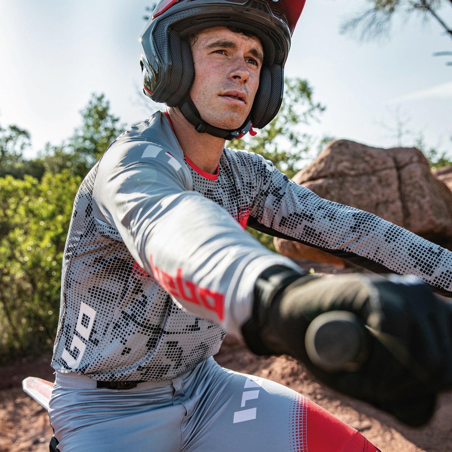 Hebo Trials Pro V Jersey Grey