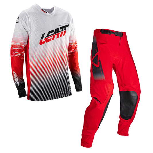 Leatt Moto 4.5 X-Flow Red Kit Combo